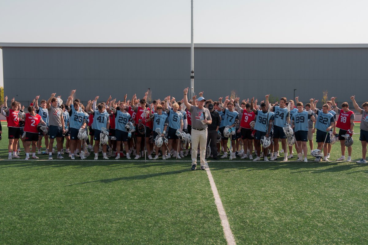 This Sunday we host <a href="/UNCMensLacrosse/">UNC Men's Lacrosse</a> in the annual MRB Thumbs Up Game 👍

📅 Oct. 26 - 11 a.m.
📍 Ohio State Lacrosse Stadium
🎟️ Fans are encourage to donate to the Michael R. Breschi Foundation in place of charged admission
➕ go.osu.edu/25MRBGame

#GoBucks