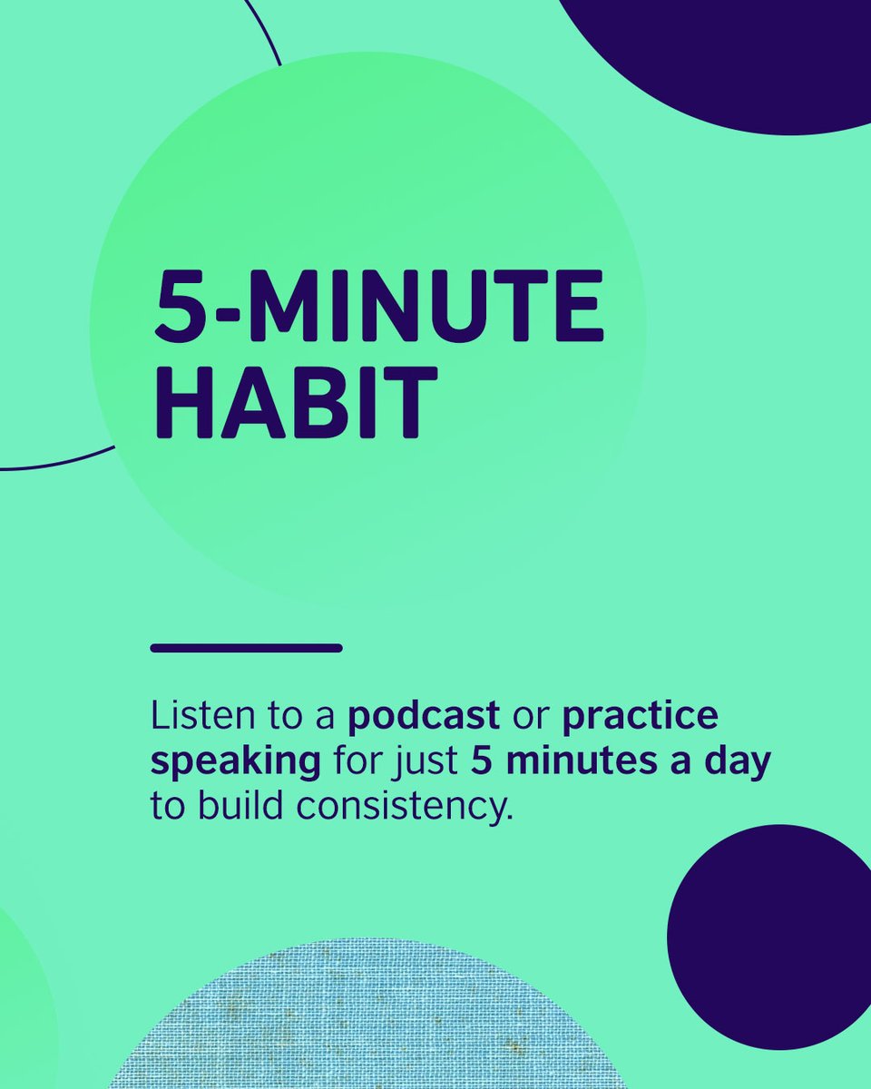 BritishCouncil's tweet image. Language Hack of the Week! Have no time to learn a language? Build consistency by dedicating just 5 minutes a day to learning. ⏰ 

What do you think of this week&apos;s #LanguageHack? Have you tried it?
