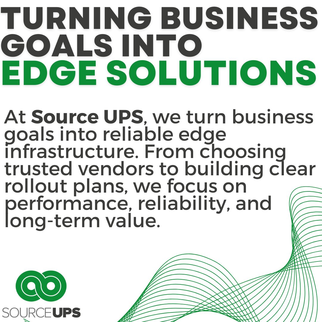 SourceUPSLtd's tweet image. At Source UPS, we connect business goals with reliable edge infrastructure — built for performance, reliability, and long-term value. ⚡
#SourceUPS #EdgeInfrastructure #DataCentre