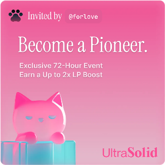 TanyaAlpaca's tweet photo. 😼 Don’t miss UltraSolid’s Pioneer Event! Boost your point multiplier and start farming smarter✨
Join UltraSolid 👉  https://t.co/kxlATpn8CG #UltraSolid #PioneerProgram #veDEX https://t.co/caPoFACemg