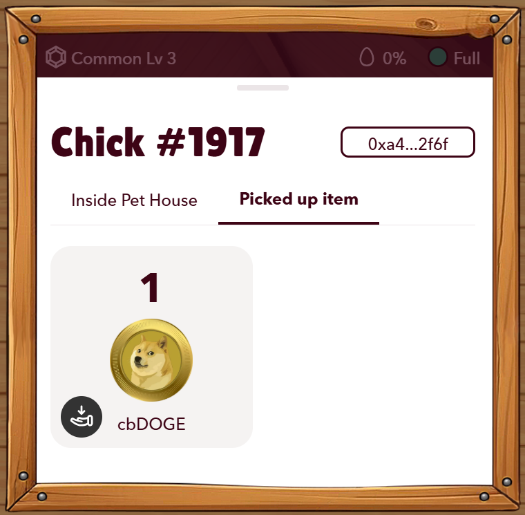 《今日のEggle》

今日は散歩は豊作でした。
$cbDOGE に $PEPE (base) $Dodinme 等々、コインメインに落ちまくりｗ

PEPEさんは熱心な人が多いせいか、率は低め。

20日以降はエアドロ率が上がる傾向は今月も継続かなー？

産卵は確認されておりません