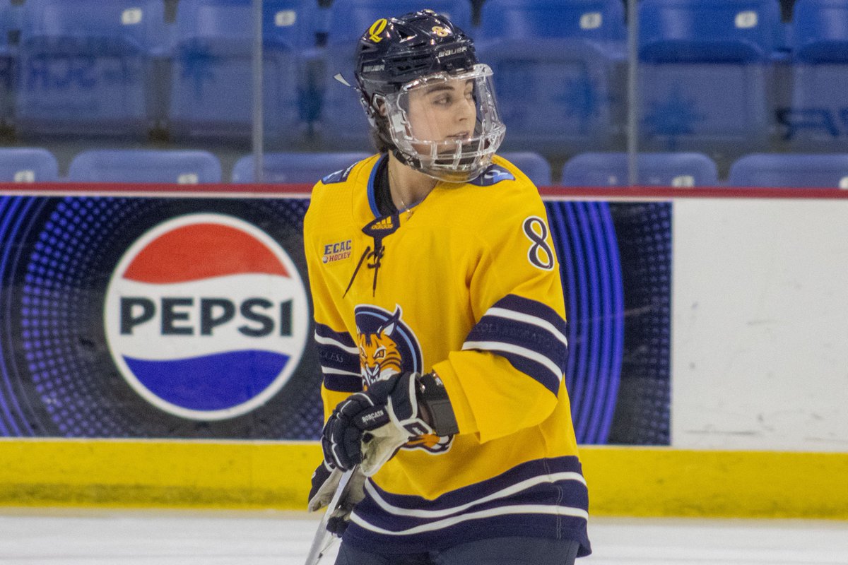 <a href="/QU_WIH/">Quinnipiac Women's Ice Hockey</a> forward Kahlen Lamarche has been named as the ECAC Hockey Forward of the Week.

The junior scored seven goals in two games against the Huskies, which is the most goals scored in a weekend by a men's or women's player in the NCAA in seven years.

<a href="/Q30Sports/">Q30 Sports</a> | #ECACHockey