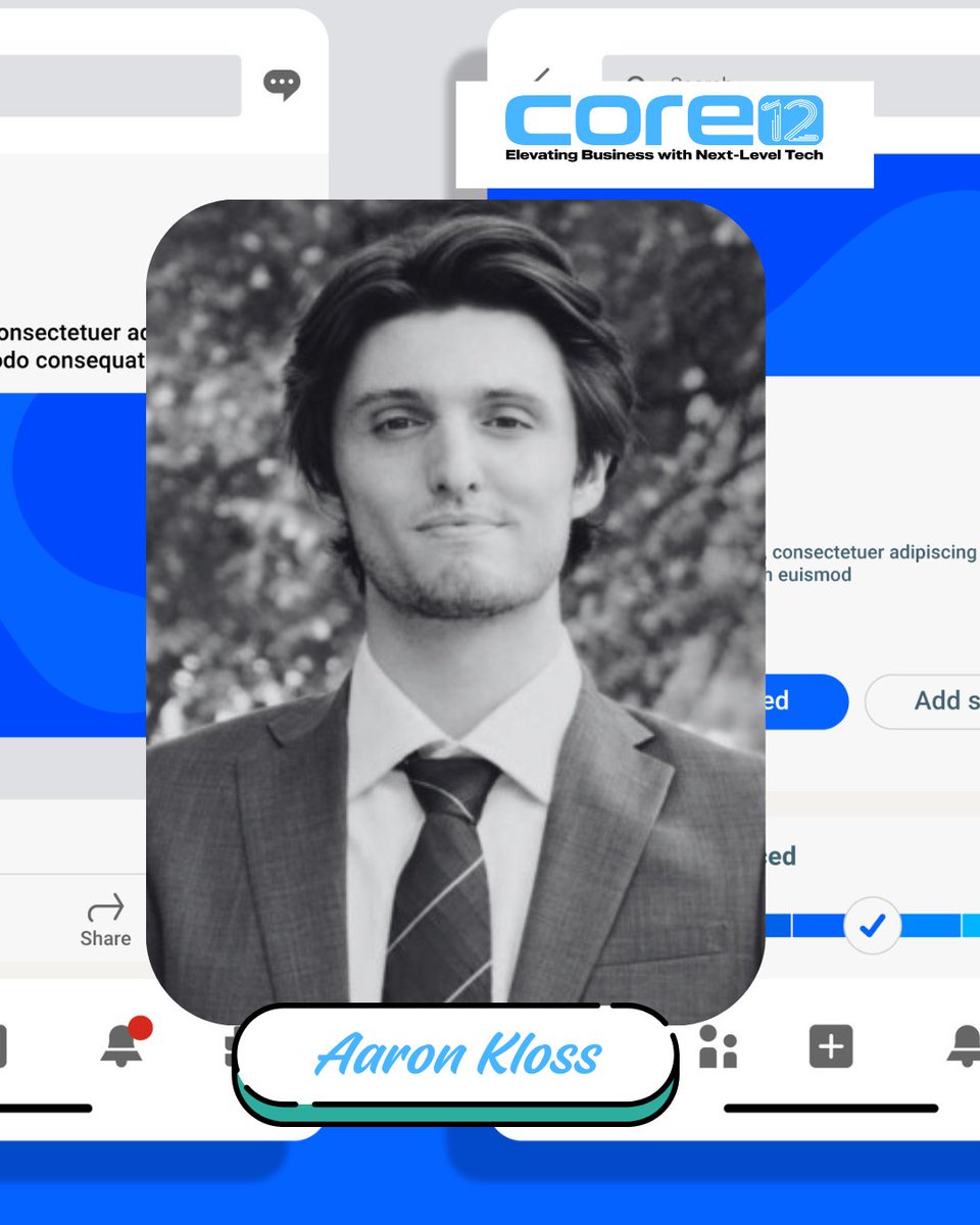 core12msp's tweet image. We&apos;re happy to welcome Aaron Kloss to Core12 Tech. A recent Georgia Tech graduate and a  Physics major, Aaron brings a strong ability to solve problems in real time. He is passionate about serving others and is a true team player.

Welcome to the A-team Aaron!