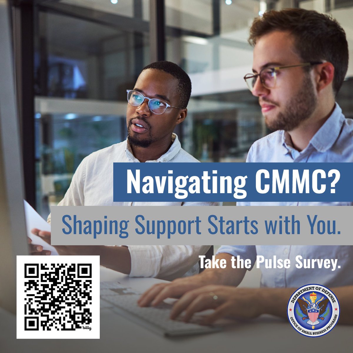 PuertoRicoFeCC's tweet image. 📣 ¡Tu voz cuenta! El DoD quiere saber cómo las pequeñas empresas se preparan para cumplir con el #CMMC.
👉 Participa en la CMMC Pulse Survey antes del 9 de nov. Indica que conociste la encuesta por el FeCC – APEX Accelerator en Puerto Rico.

#FeCC #Ciberseguridad #DoD