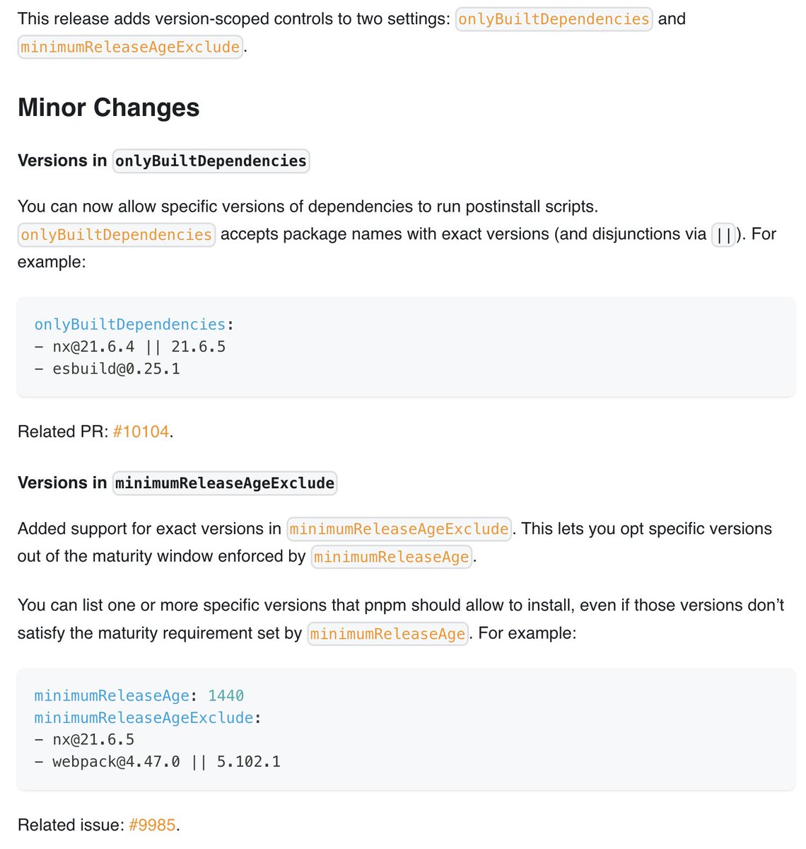pnpmjs's tweet image. pnpm v10.19 is out!

pnpm.io/blog/releases/…