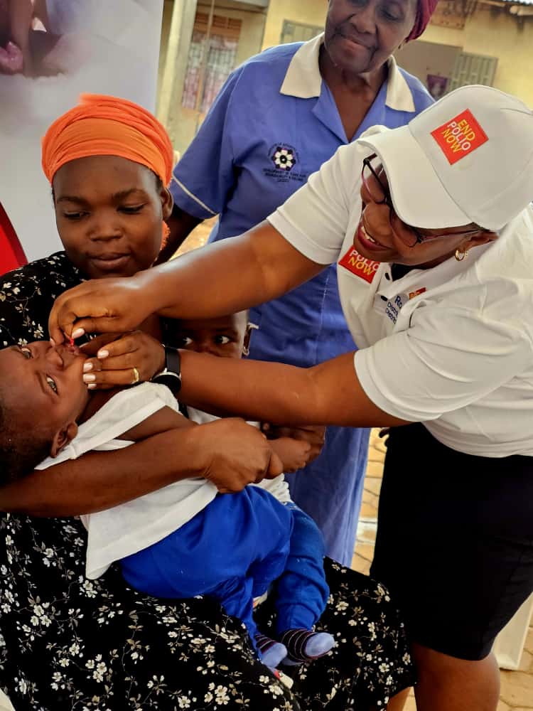 WORLD POLIO DAY💊
Action President of Presidents, Rtn Debbie in Action today! 🌎💞

As we gear up to commemorate World Polio Day scheduled for October Friday, 24th, <a href="/RotaryNalumunye/">Rotary Club of Nalumunye</a> held an immunization camp to ensure every child is protected against Polio. #PolioDay #EndPolioNow