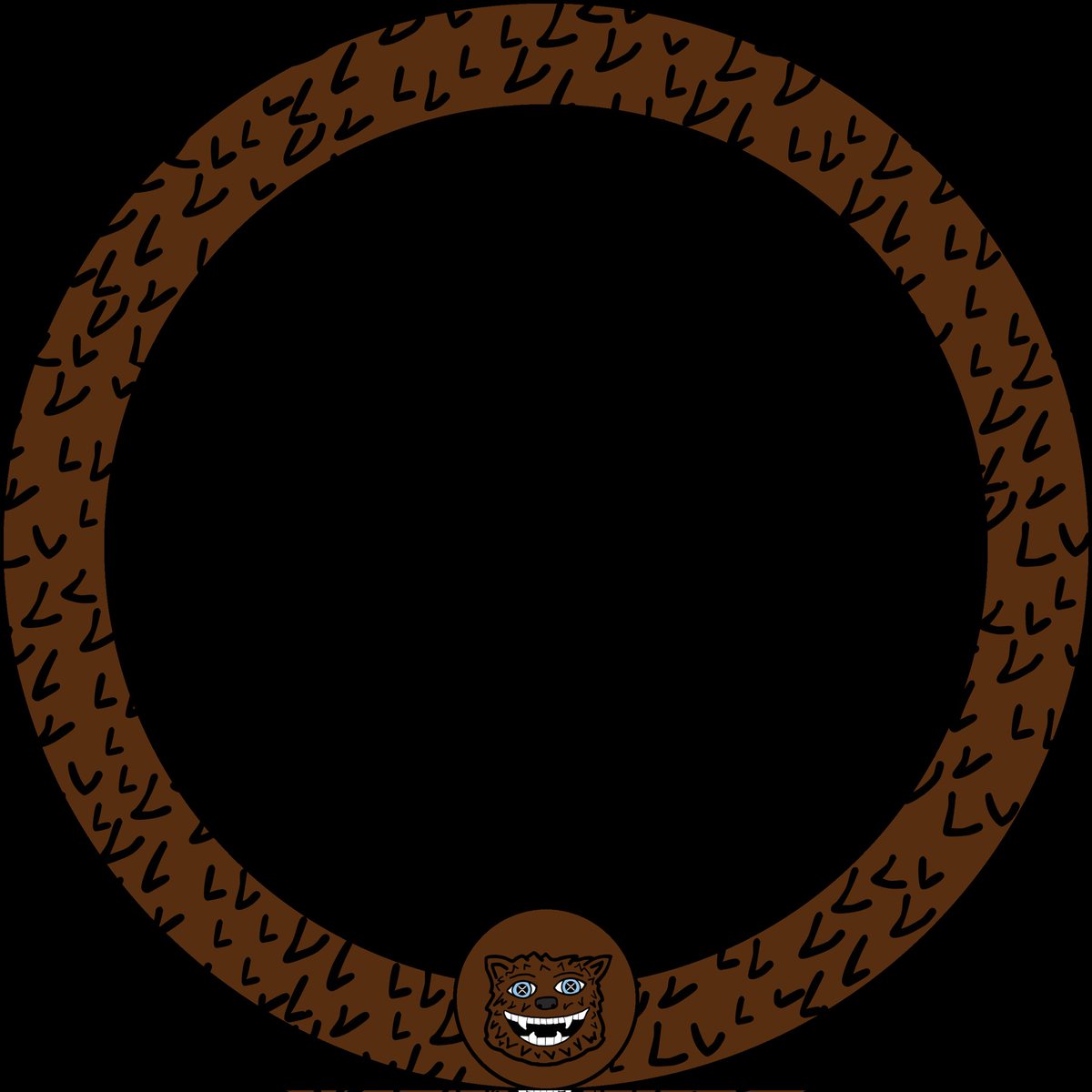 Defi_daemon's tweet image. Made a $FUZZY PFP border. Feel free to download and use yourself @fuzzy_xrp fam. 🐻