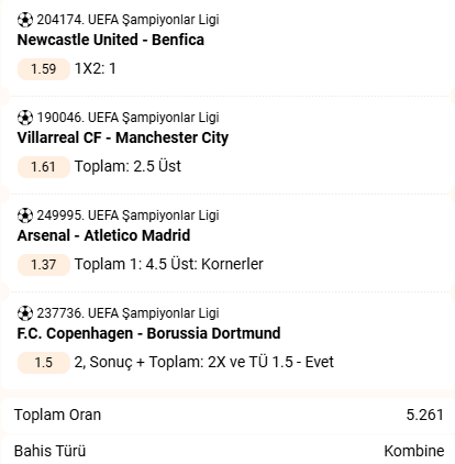 rickfutbolx's tweet photo. ŞAMPİYONLAR LİGİ ÖDÜLLÜ KUPONUM🏆

Son kazanan kupon gibi bugünde kazanalım❤️

Kupon kazansada kazanmasada bu gönderiye yorum + rt atanlardan 10 kişiye nakit ödül göndereceğim. https://t.co/sERAuxEKIh