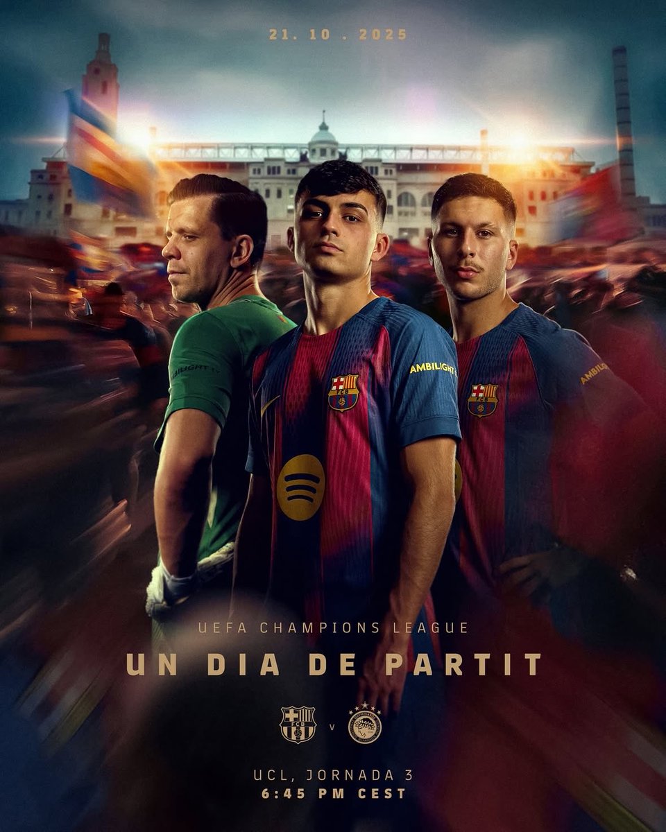 إن كان اليوم يُصادف لقاء "برشلونة"
ف السَعادةٌ عنوانُنا دون جِدال❤️.
#برشلونة_أولمبياكوس
#BarçaDay