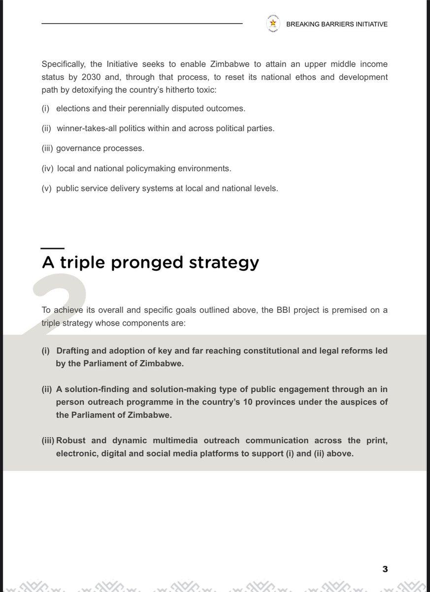 #BhaskorONews !!

shorturl.at/o1pCg

Fellow Zimbabweans, 

🔹Above 👆🏽 is the link to a 24-page blueprint titled (BBI) written by Prof. Jonathan Moyo and Glen Mupani. This blueprint has been available since around June 2025, giving Zvigananda ample time to draft the bill