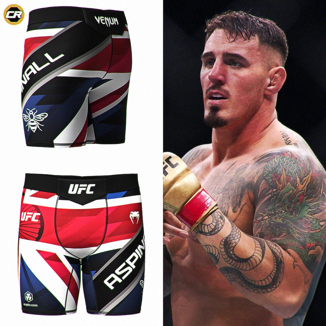 ChampRDS's tweet image. 🚨 Tom Aspinall's custom shorts for #UFC321 just dropped 👀🔥