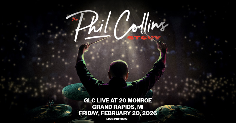 JUST ANNOUNCED!! 👋🏼
🎤 The Phil Collins Story
📅 Friday, February 20
🎫 Venue presale starts Wednesday, October 22 at 10AM  (code: GR25) livemu.sc/4hohna4
▶️ On Sale Friday, October 24 at 10AM