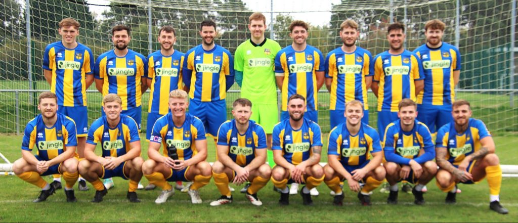 AFCNewFordley's tweet photo. A big thanks again to our club sponsor and former player @Michael_Jingle for our new home &amp; away strips and all the players &amp; managements training and match day kits 
Thank you Michael and Jingle 👏👏👏 https://t.co/wVy8cVklUd