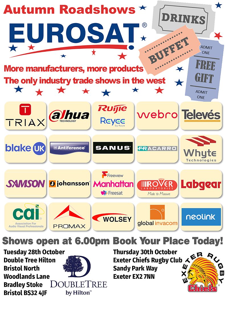 Calling all installers &amp; electricians! ⚡
Join us at our next Trade Shows for hands-on demos, new tech in CCTV, WiFi &amp; Aerials, plus exclusive offers!
Don’t miss it — connect, learn &amp; grow with us.
#CCTV #WiFi #Aerials #Tradeshow #Electrical