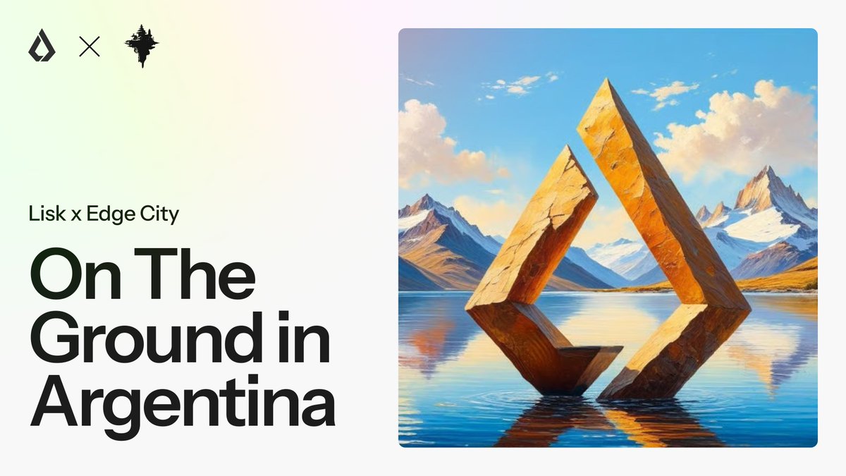 LiskHQ's tweet image. 🇦🇷 We’re in Argentina!
Inside @JoinEdgeCity Patagonia, we’re hosting a working residency with founders from Africa & LatAm. The aim: be present where use is real, help teams grow on @Ethereum, and share what moves.
Here’s what we’re doing and why it matters 🧵