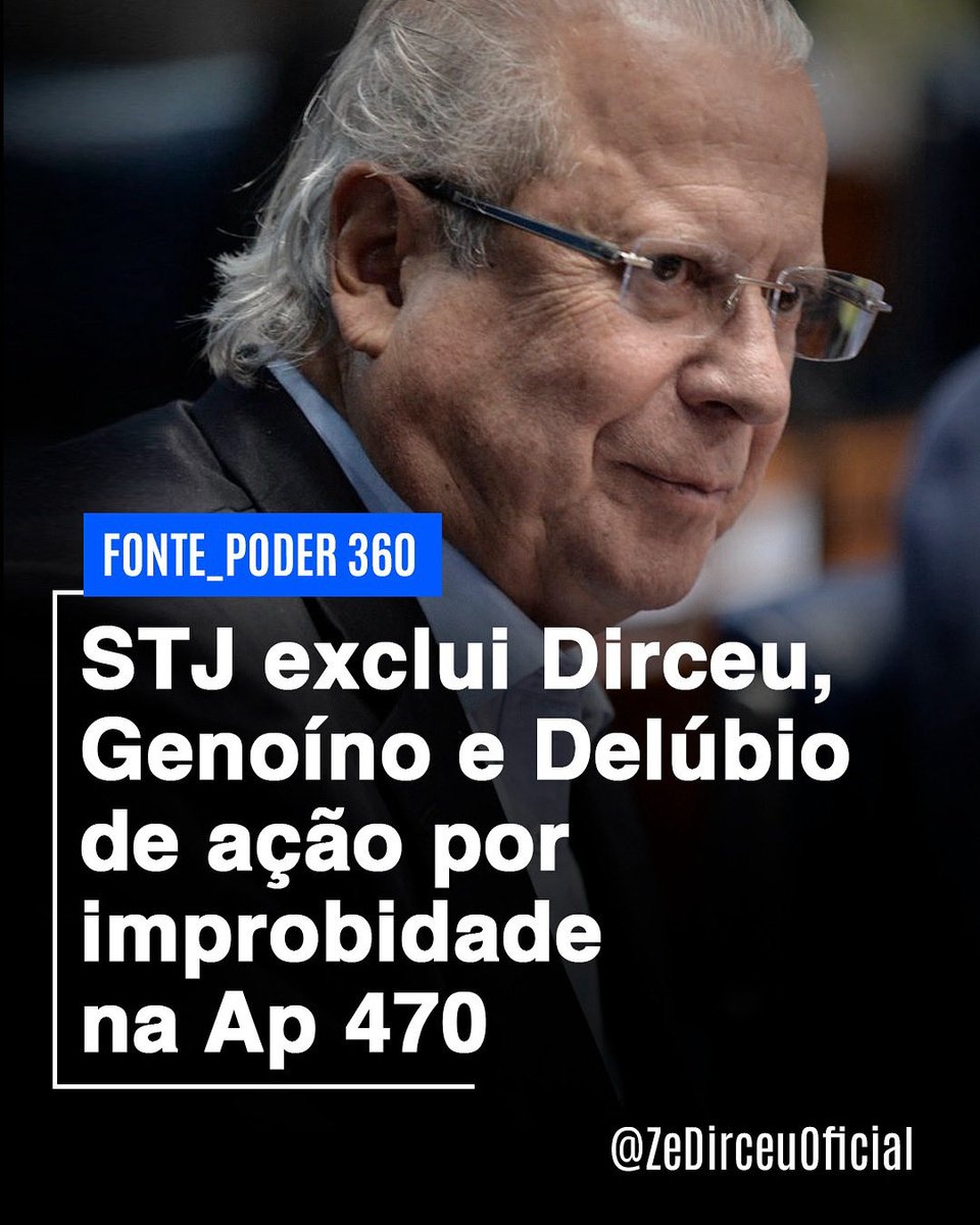 ZeDirceu_'s tweet image. Recebi com tranquilidade a notícia de que o STJ reconheceu, enfim, o erro do Ministério Público Federal e encerrou o processo por improbidade no chamado Mensalão.

Hoje, a justiça prevaleceu. Encerro mais esse ciclo acreditando que a verdade, cedo ou tarde, sempre vem à tona.