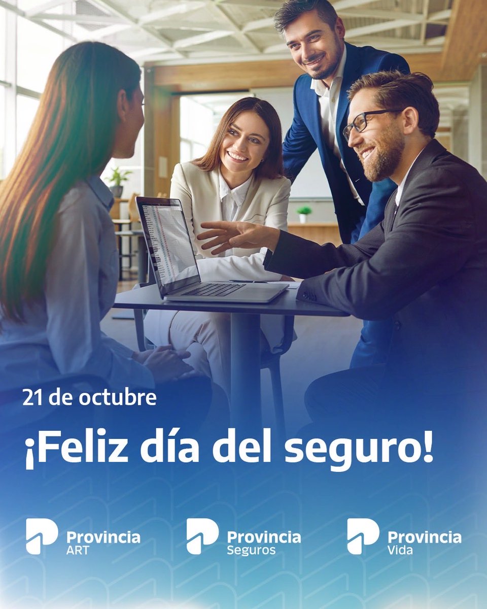 Feliz día del #Seguro ! En especial para todos y todas quienes trabajan y se esfuerzan día a día, para hacer una compañía más grande a <a href="/pseguros/">Provincia Seguros</a> !! #ProvinciaSeguros