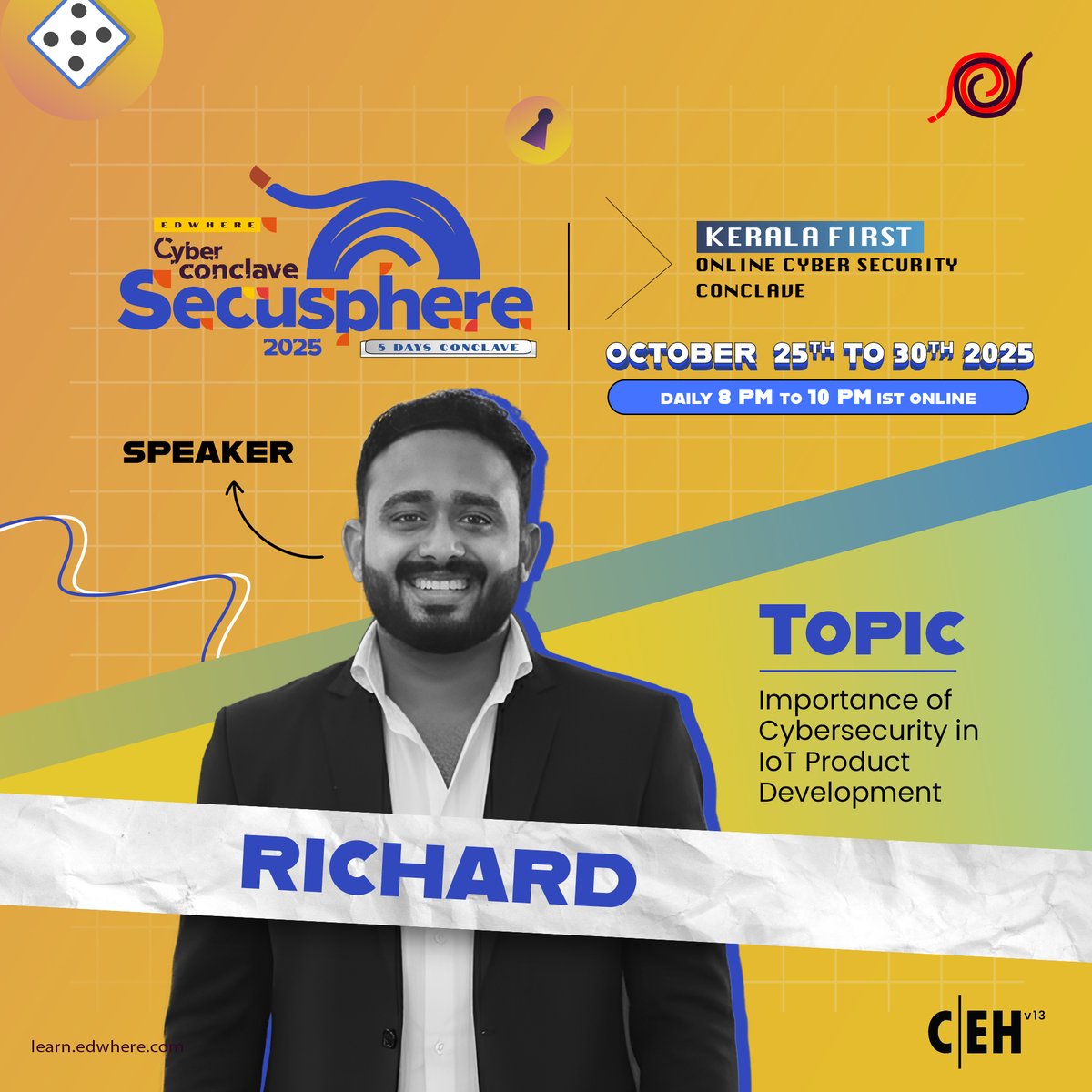 edwherelearning's tweet image. Join Richard at Secusphere 2025 as he explores the crucial "Importance of Cybersecurity in IoT Product Development." Essential insights for the IoT era.
Secure your spot! 👉zurl.co/rBfl4 
#IoT #Cybersecurity #IoTDevelopment #Richard #Secusphere2025 #SmartTech