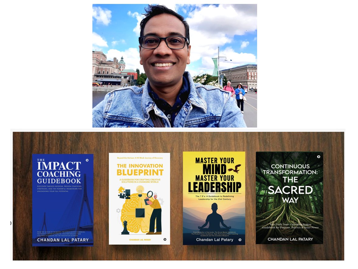 patarychandan's tweet image. Your support means a lot! It will help these books reach the right audience — readers who can truly benefit from their insights.

Please share this information with those who might find it valuable.

chandanpatary.com

#coaching #guidebooks #transformation #leadership