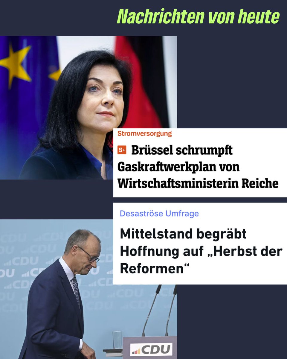Soll ich Euch ein Geheimnis verraten?

Die #CDU verfügt über gar keine Wirtschaftskompetenz!
#MerzIstVorbei #GasKathiGoHome