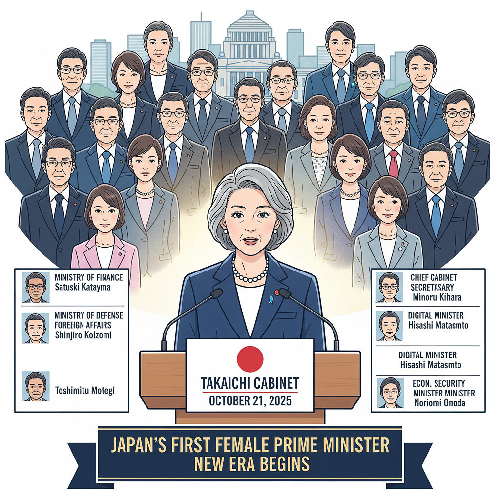 【速報】日本初の女性総理、高市早苗内閣が本日発足！官房長官、外務、財務、防衛…気になる全閣僚の経歴と横顔をnoteで徹底解説。新しい日本のリーダーたちの顔ぶれを、どこよりも詳しくチェック！
note.com/s14hattyann/n/…
#高市早苗 #新内閣発足 #組閣