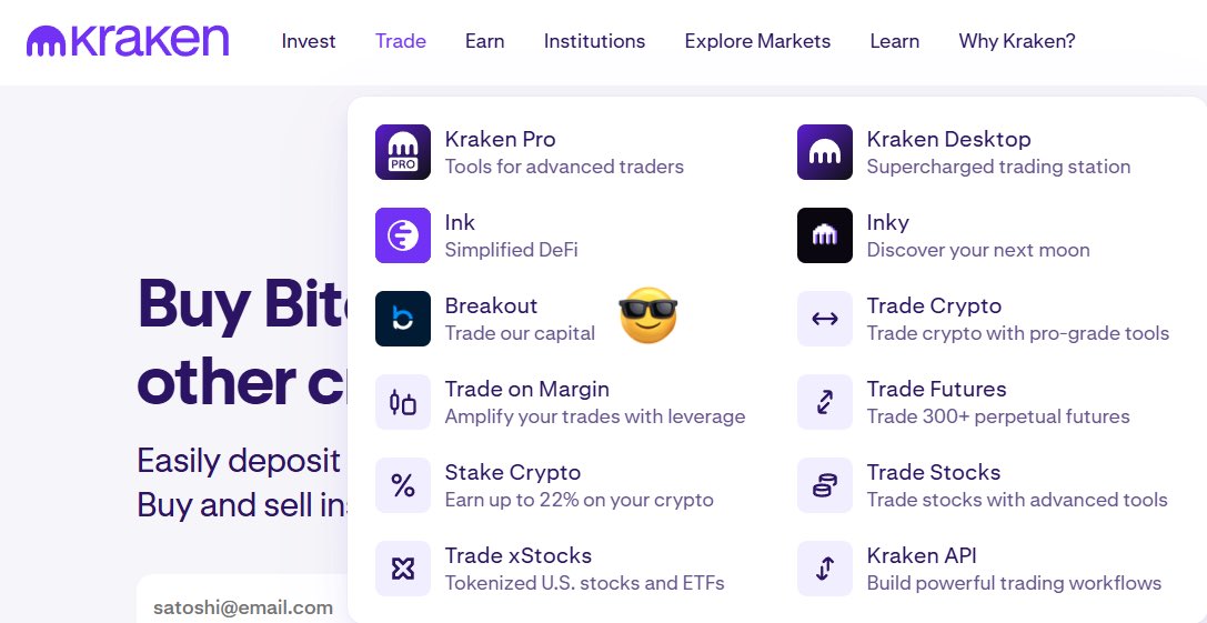 breakoutprop's tweet image. Kraken’s website looking extra clean 👀 

Breakout is backed by one of the largest, most reputable, and longest-running exchanges in crypto.

Simply built different.

Kraken.com/Breakout