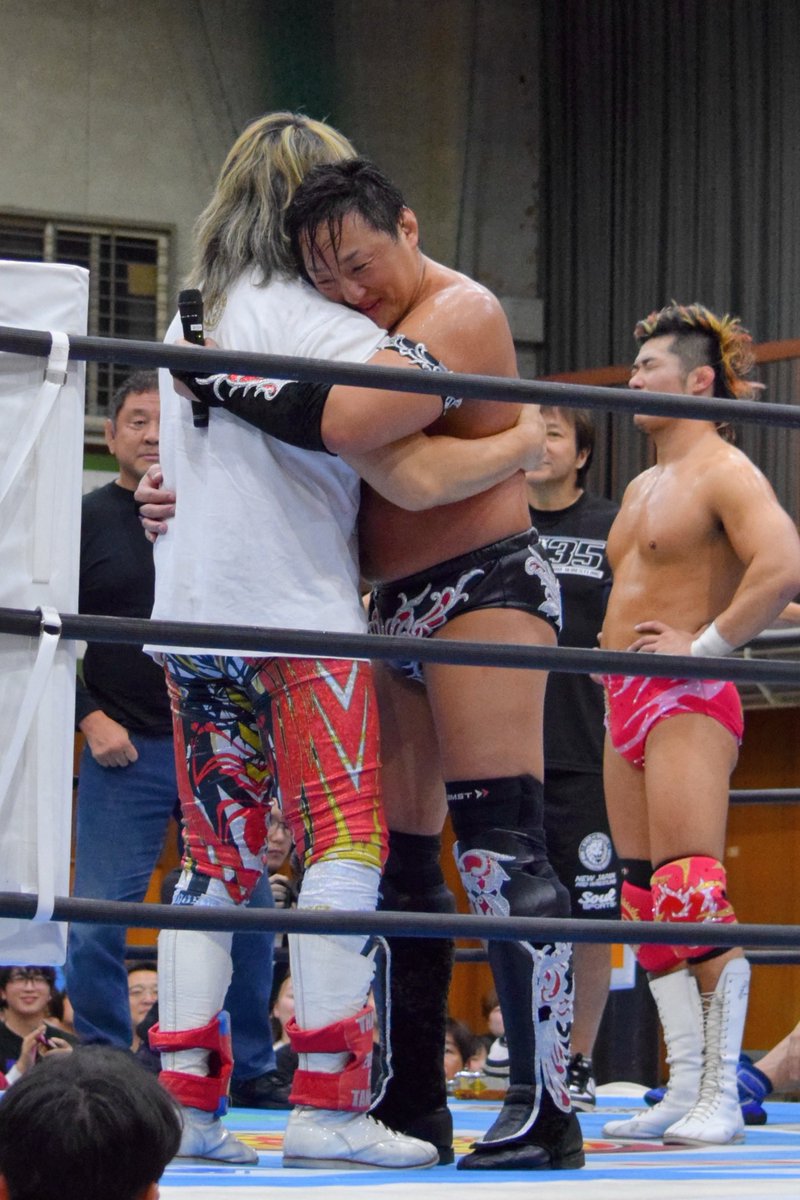 smile_chop's tweet image. ママみ…いつだって母なる大地なの
#njroad #タイチ #棚橋弘至 石狩大会 2025.10.19