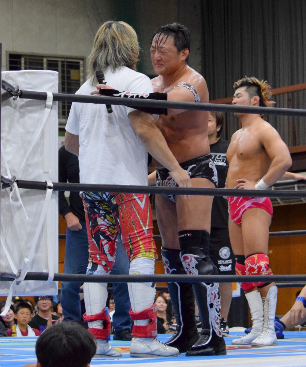 smile_chop's tweet image. ママみ…いつだって母なる大地なの
#njroad #タイチ #棚橋弘至 石狩大会 2025.10.19