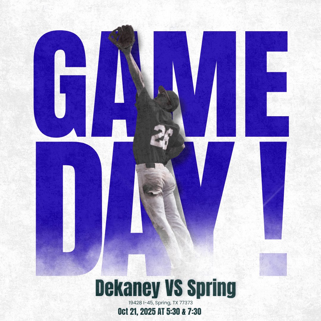 Dekaney High School Baseball ⚾️ (@dekaneybaseball) on Twitter photo It’s game day for our JV Wildcats! They’re taking on the Spring Lions in a doubleheader at Spring, with games at 5:30 and 7:30 PM. Come out and support your Wildcats as they battle it out on the field! It’s game day for our JV Wildcats! They’re taking on the Spring Lions in a doubleheader at Spring, with games at 5:30 and 7:30 PM. Come out and support your Wildcats as they battle it out on the field!