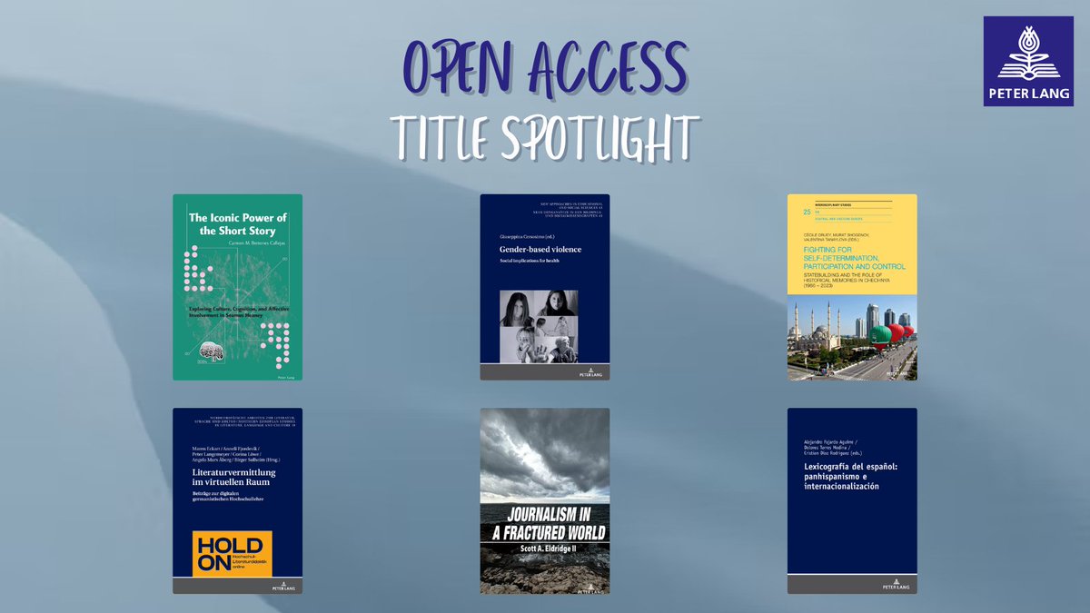 On Day 2 of #OAweek, we are spotlighting some of our titles published through Open Access. 
We remain committed to offering innovative and accessible OA models that empower both authors and the academic community.
You can find these titles at peterlang.com 

#OAweek