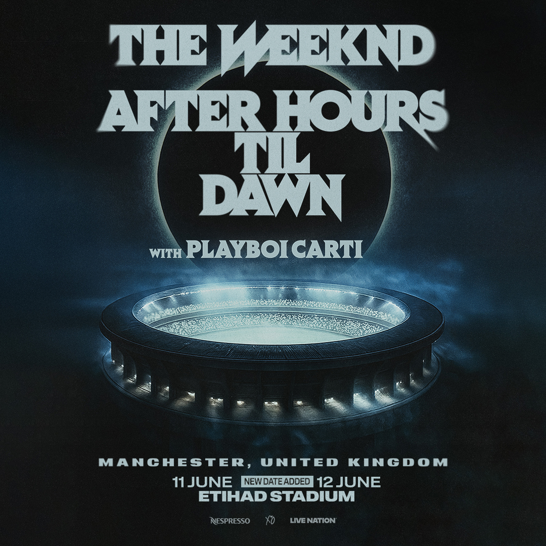 Get To The front (@gettothefront) on Twitter photo ๐ฅ <a href="/theweeknd/">Abel Tesfaye</a> EXTRA DATE added in Manchester next year!
๐๏ธ #GigTickets on sale Friday at 12pm. ow.ly/cbPg50XfAM8 ๐ฅ <a href="/theweeknd/">Abel Tesfaye</a> EXTRA DATE added in Manchester next year!
๐๏ธ #GigTickets on sale Friday at 12pm. ow.ly/cbPg50XfAM8