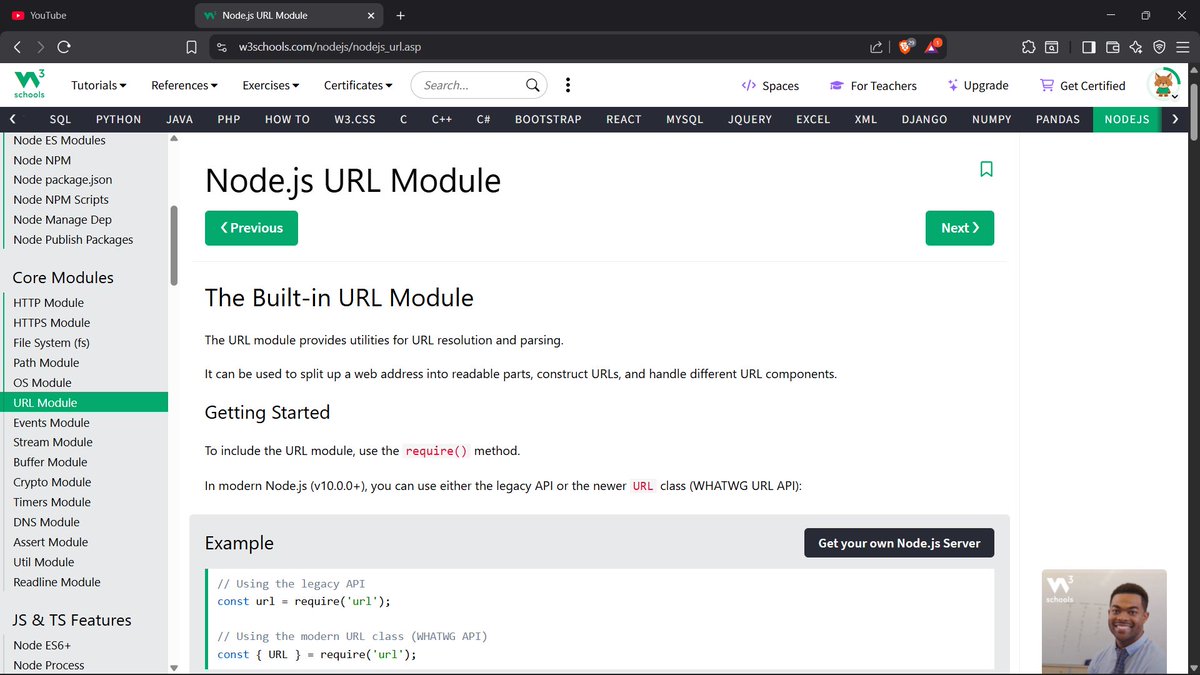 GhimireSiddanta's tweet photo. #LUD24 #LearningUtsav2025 #FestivalOfLearning 

Continued exploring Node.js Core Modules!
-OS Module – getting system info like CPU, memory &amp; platform
-URL Module – parsing &amp; formatting web addresses https://t.co/HxmxPNHZfq