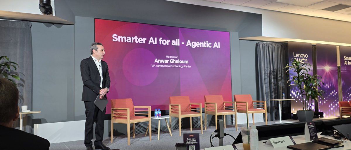 Prakash Sangam (@mytechmusings) on Twitter photo Another panel with exciting & extremely relevant topic #AgenticAI 
1. Why majority of #AI projects fail? 
Ans from panel- Still very early, challenges with access to data, better definition of success, better guardrails/handholding needed
2. Will keyboard go away?
Ans - #AIAgent Another panel with exciting & extremely relevant topic #AgenticAI 
1. Why majority of #AI projects fail? 
Ans from panel- Still very early, challenges with access to data, better definition of success, better guardrails/handholding needed
2. Will keyboard go away?
Ans - #AIAgent