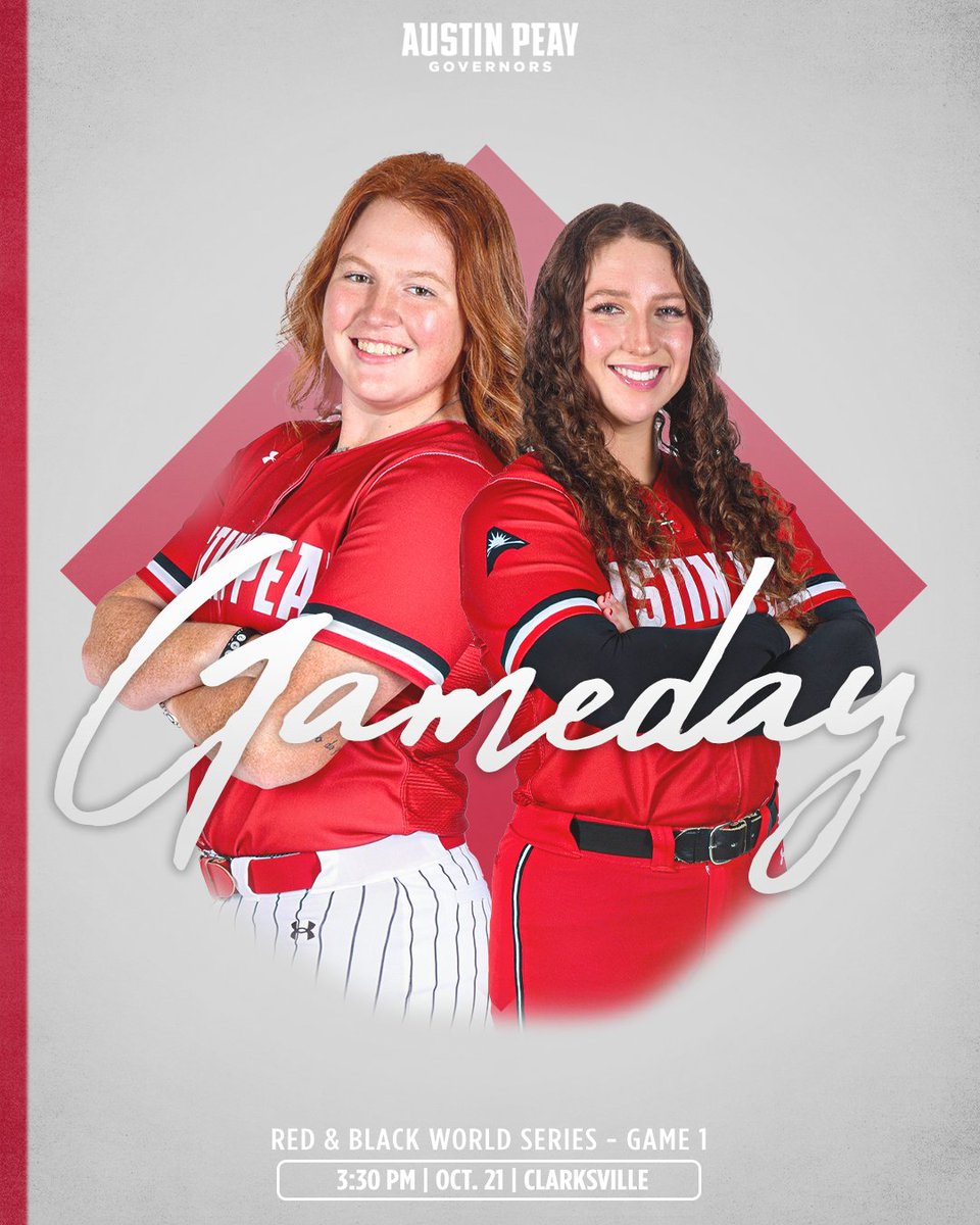 𝗚𝗔𝗠𝗘 1⃣! 🎩🥎

🆚 Red vs. Black
⏰ 3:30 PM
📌 Cathi Maynard Park

#Team41 | #LetsGoPeay