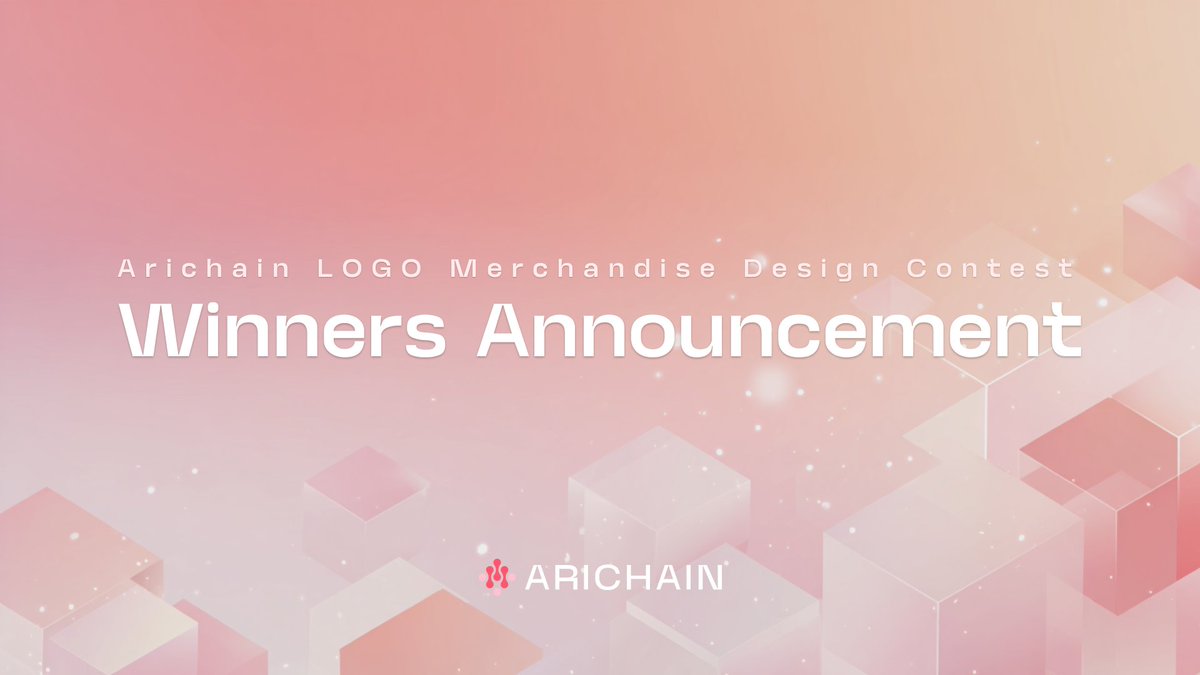 haeriweb3's tweet image. We are thrilled to announce the winners of the Arichain LOGO Merchandise Design Contest!
Thank you to everyone who participated and shared your creativity with us.
Your passion and unique perspectives truly inspired the community. ✨
🥇 1st Place (Grand Winner)
👉 @AcupofTii…