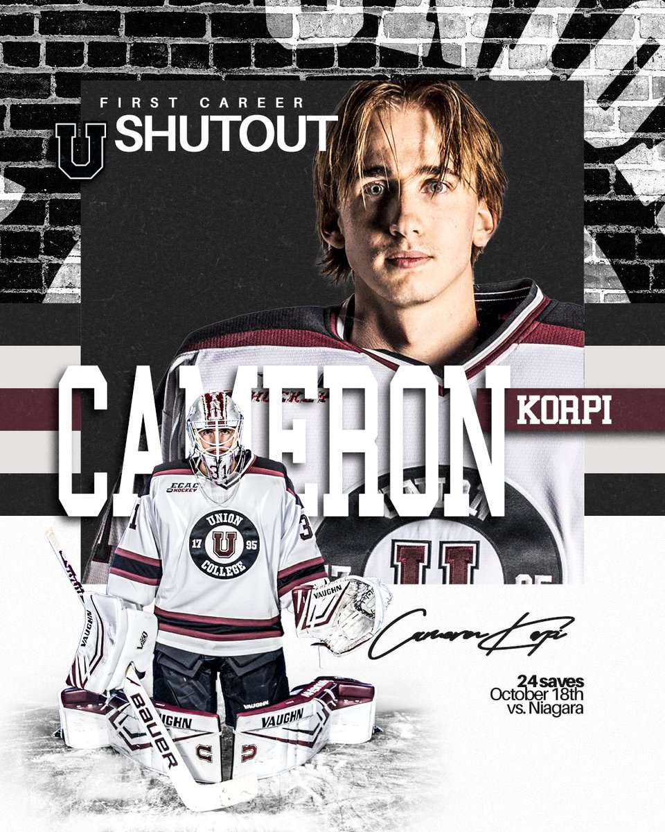 DOOR = SHUT. 🧱 

Congrats on your first career shutout Cameron Korpi 😄

#UbeforeMe