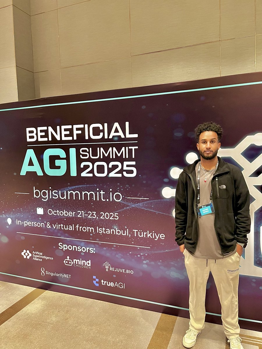 MenilikEshetu's tweet image. Istanbul. Swissôtel. The Beneficial AGI summit #BGI by #SingularityNET. Honored to be part of the conversation shaping our future. 🤝