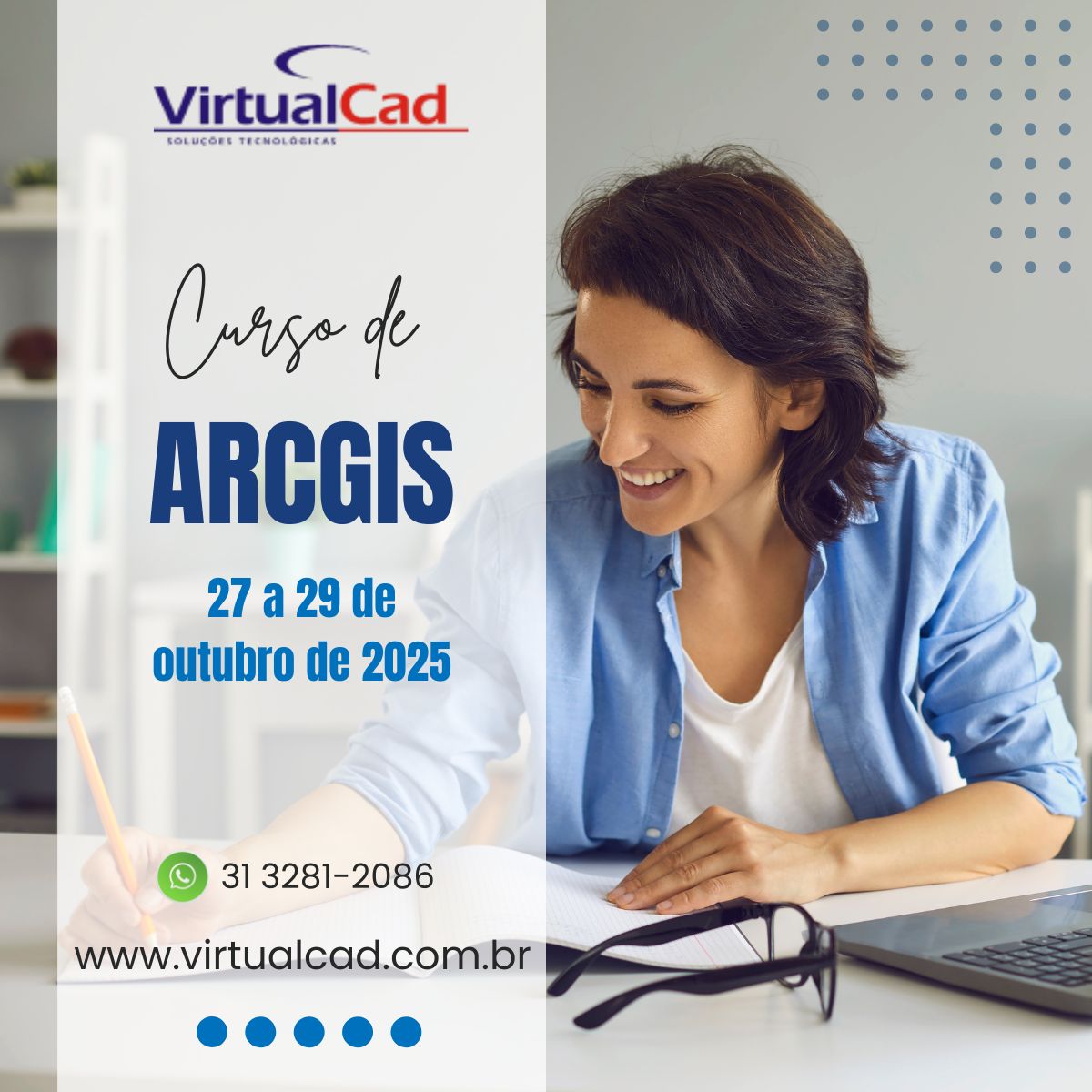 virtual_cad's tweet image. No período de 27 a 29 de outubro de 2025 ministraremos o Treinamento de ArcGIS. Inscrições abertas!
virtualcad.com.br/arcgis.html
#arcgis  #virtualcad  #cursoarcgis #cursoarcgisbh #geoprocessamento #sig #gis