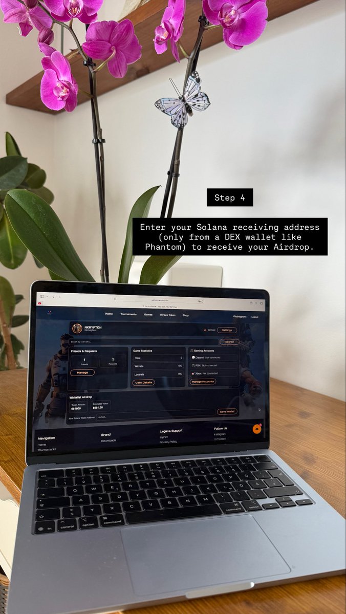 🚀 Early Access Update – Versus Arena 🚀

For all Early Access participants:
Transfer your Airdrop balance to your new account in 4 simple steps!

1️⃣ Sign up at versus-arena.com
2️⃣ Create your account (confirm email or use Google)
3️⃣ Go to Versus Token → Manage Account
4️⃣