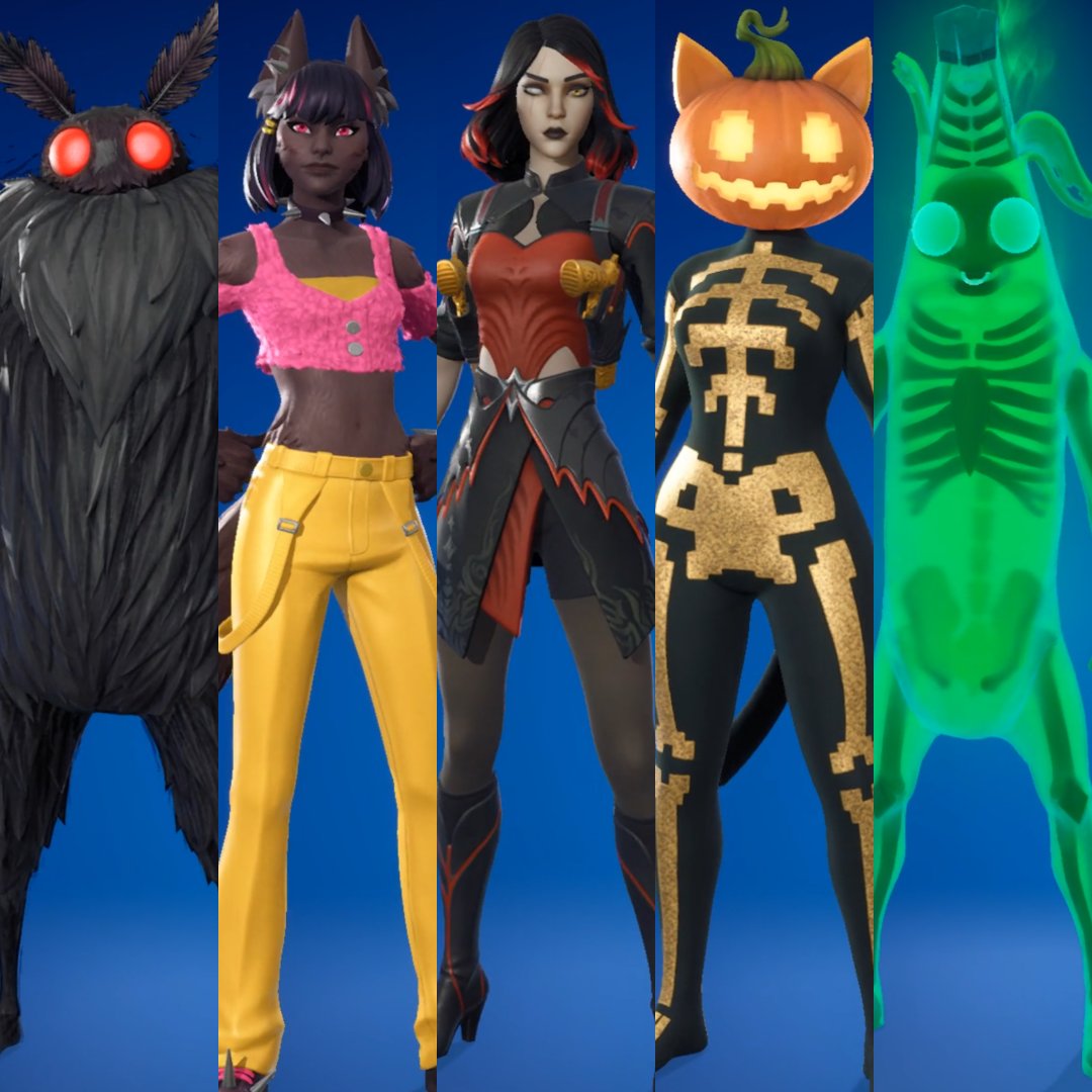 FoxyyChar's tweet image. The release scheduling this Fortnitemares has been horrendous

We have these + multiple collabs to fit into 9 days btw