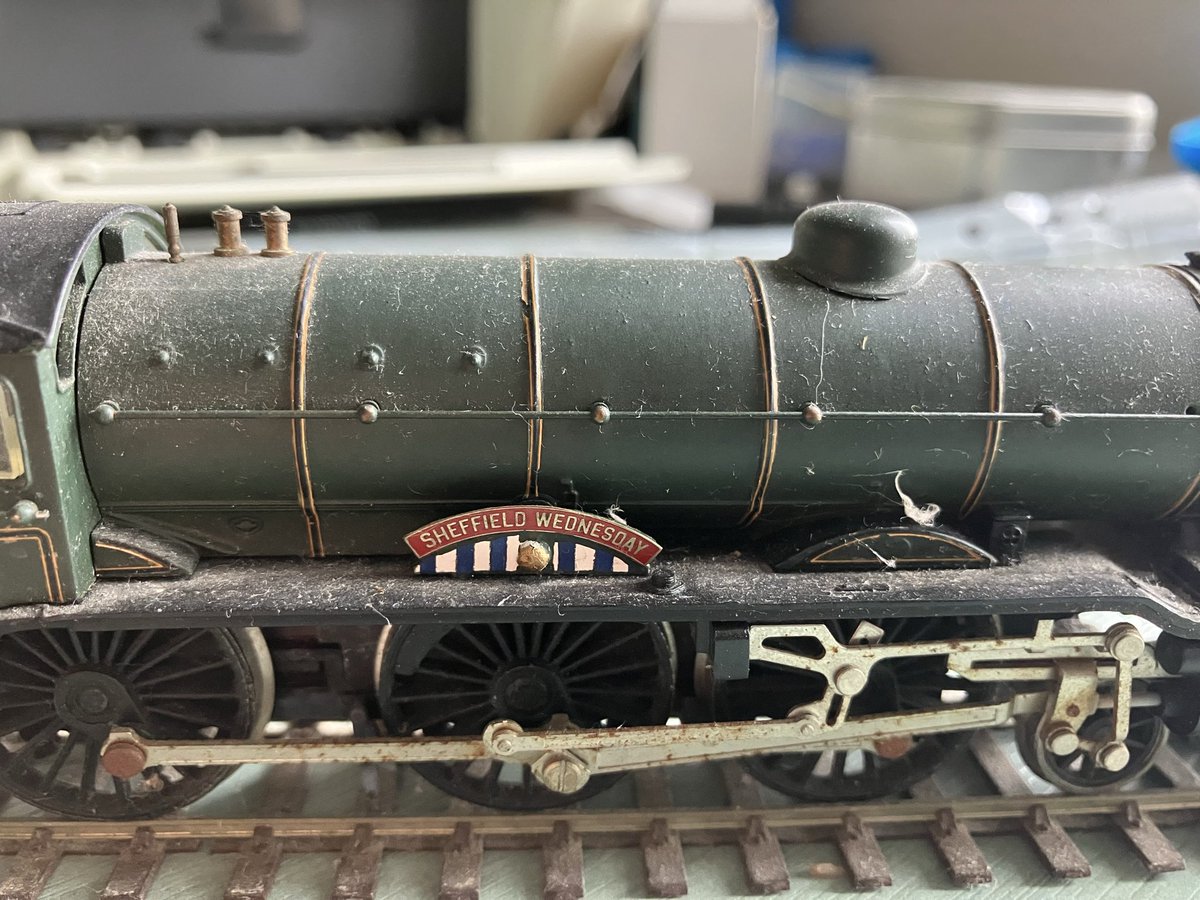 DWXOUS's tweet photo. @GazRobinson1 A model my brother gave me many moons ago.Needs some TLC like a certain Football club we know. https://t.co/BzPcZNLoJB