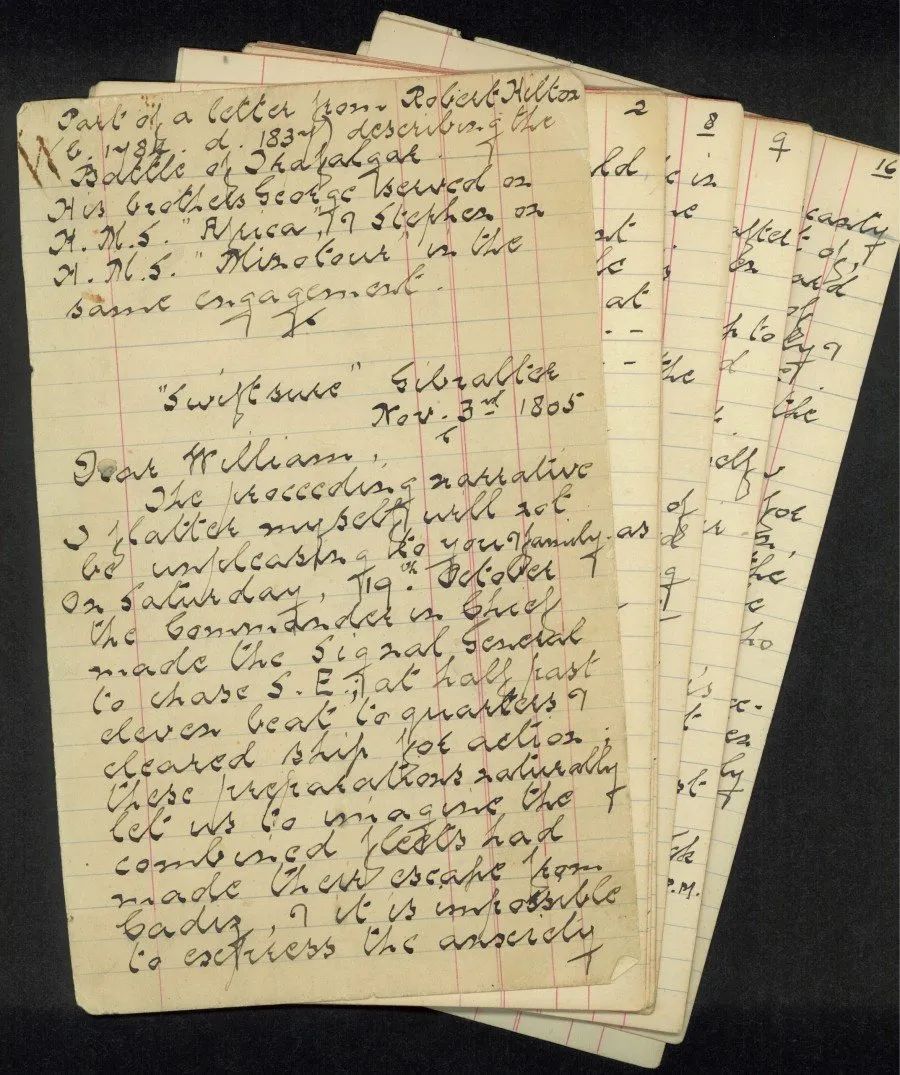The Battle of Trafalgar took place #OnThisDay in 1805 ⚓ 
Discover Eyewitness Account of the battle by the Assistant-Surgeon of H.M.S Swiftsure – in The Navy Records Society's online magazine: buff.ly/iGWYEvn

#Navyrecords #navalhistory #OTD #Trafalgar #nelson #Admiralty