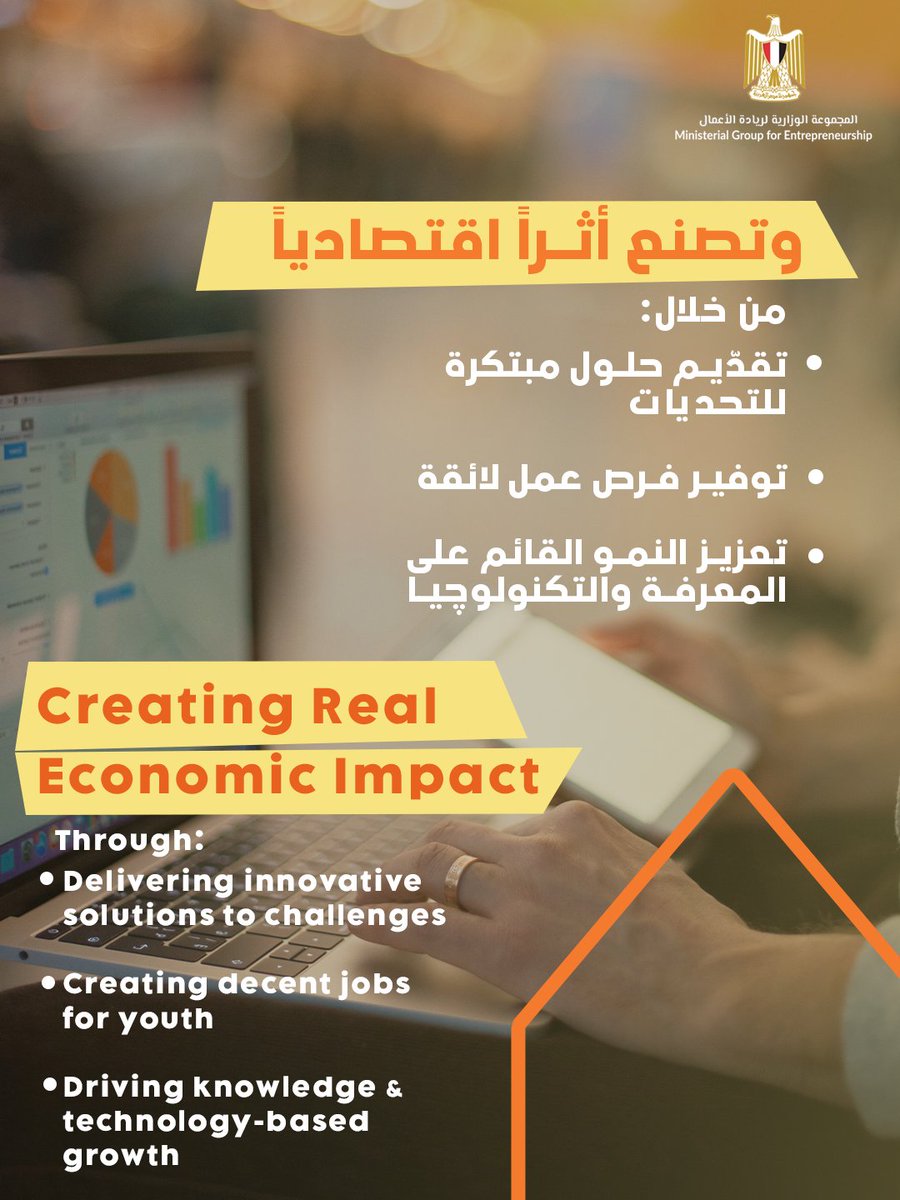 EntGroupEg's tweet image. اكتشف كيف تسهم الشركات الناشئة في تشكيل مستقبل الاقتصاد المصري

Discover how startups are shaping the future of Egypt’s economy.
#المجموعة_الوزارية_لريادة_الأعمال