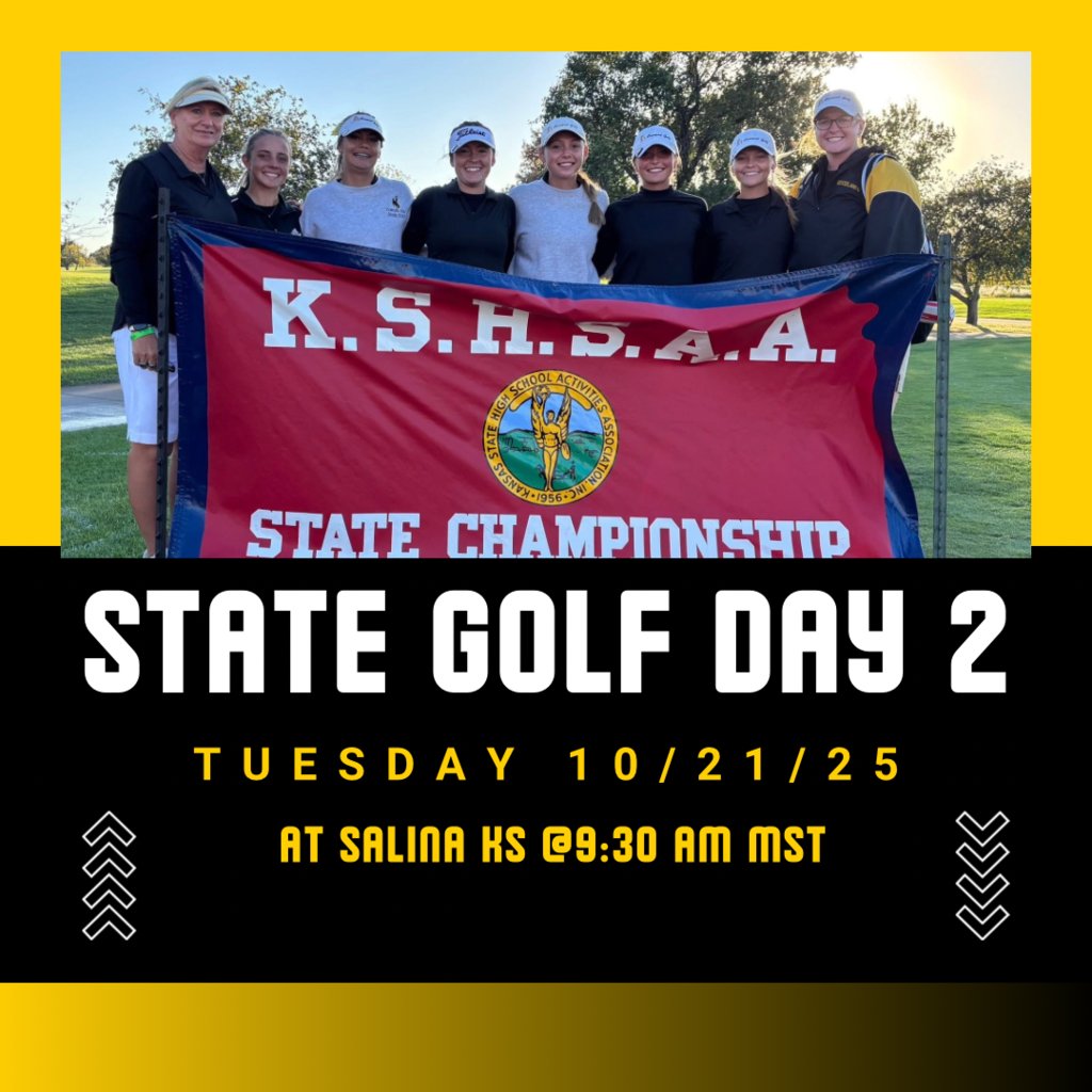 Teetimes for Today: Lexi Rico- 9:30 Kayle Glover- 9:40 Sadie Sederstrom-9:50 Natalie
Cure - 10:00 Tori Jones- 10:10 Alli Cure- 10:20
All off of whole number one. All times are mountain time. Go Cowgirls!!