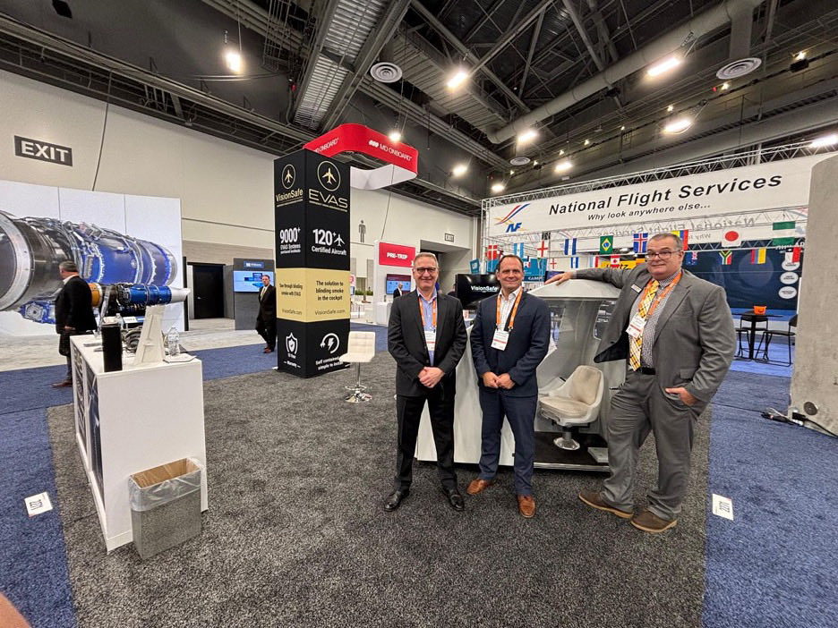✈️ Reflecting on a Great Week at NBAA-BACE!

Last week’s NBAA was an incredible opportunity to connect with aviation professionals, partners, and friends from across the industry.

We had great conversations about safety, innovation, and how EVAS continues to protect flight crews