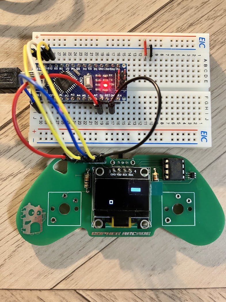 ken5owata's tweet image. Gopher ARCADE動いたー！！
でもキースイッチないから遊べねー！！🤣🤣🤣 #tinygo
github.com/conejoninja/ar…