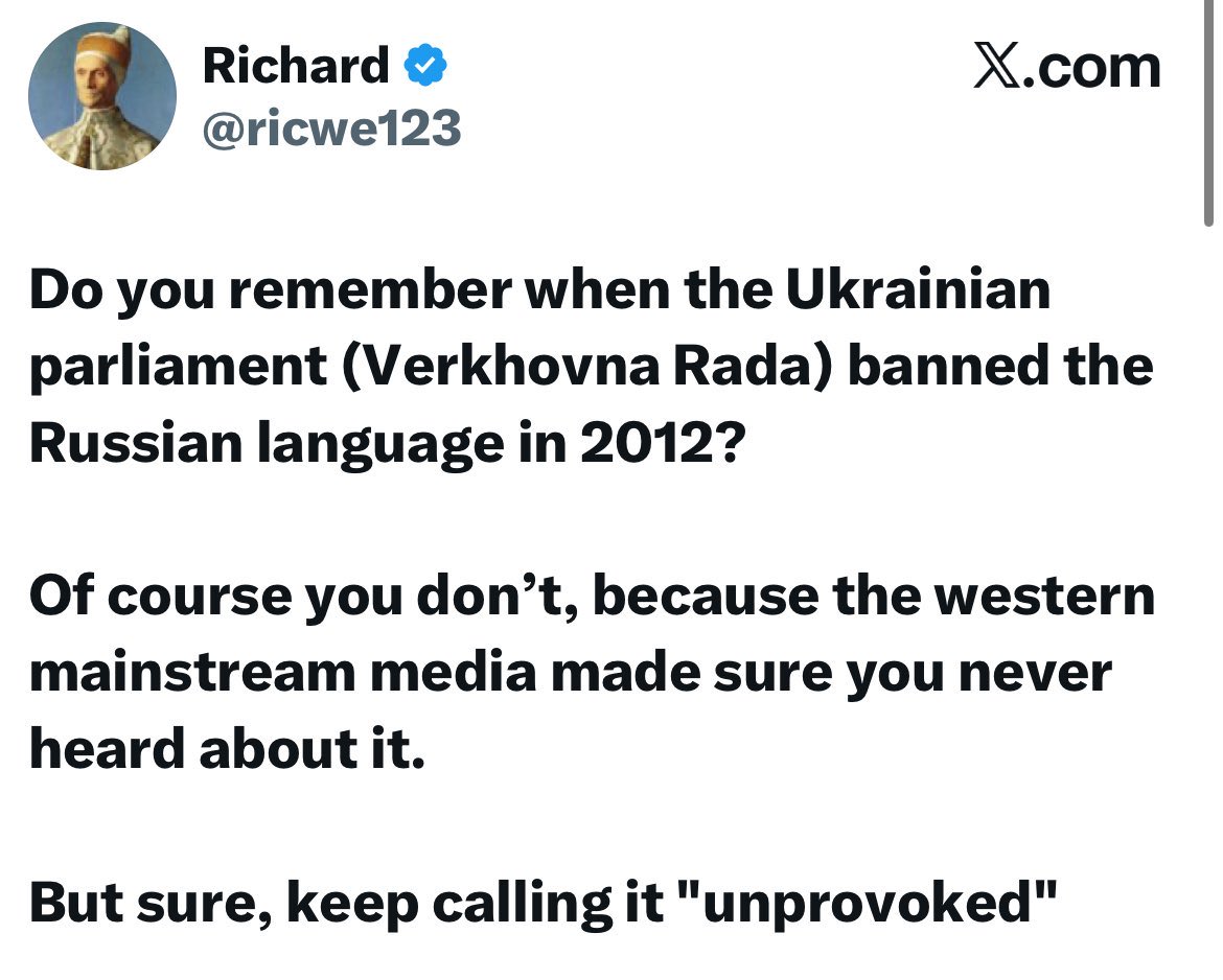First, it never happened.

Second, even if we would do it, that is not fuскіng a reason to commit genocide against a neighbouring country. WTF? 

Russia banned the Ukrainian language 135 times throughout its history, does that mean we can do whatever we want to russians?