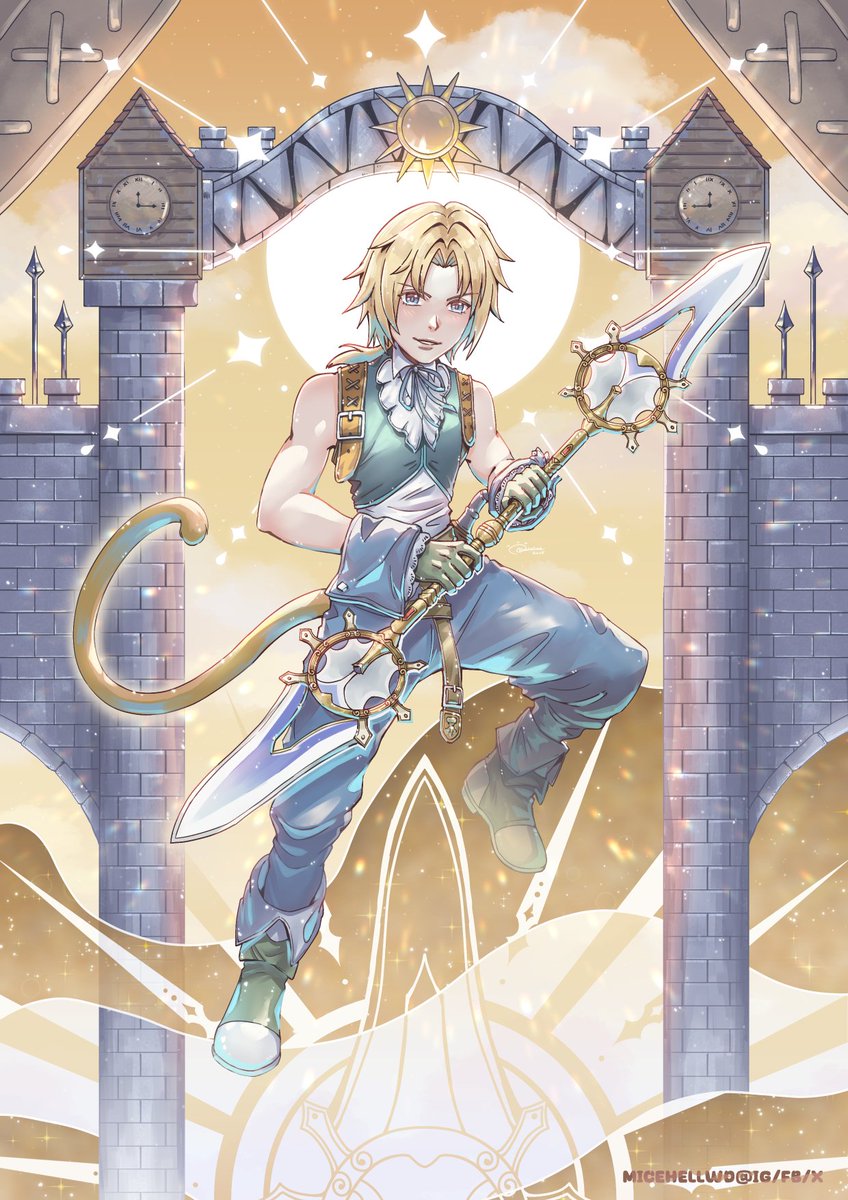 micehellwd's tweet image. FFIX Zidane 🐒

Finally more fanart from ff9 series. 
 
Heard rumors there's remake of ff9 however no news whatsoever regarding development. One can always hope, meanwhile, I'll just make more fanart while I wait 🙈

#ff9 #finalfantasy #zidane #fanart