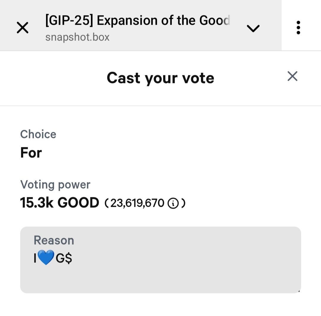 yoni_ami's tweet photo. GoodDAO GIP-25 Proposal is Live for Voting on Snapshot! 
The Expansion of the @gooddollarorg Protocol to the XDC Network is now open for community voting! 🗳️
🗳️ Vote now on Snapshot: https://t.co/R86deWGQxv https://t.co/uEpI0hnn56
