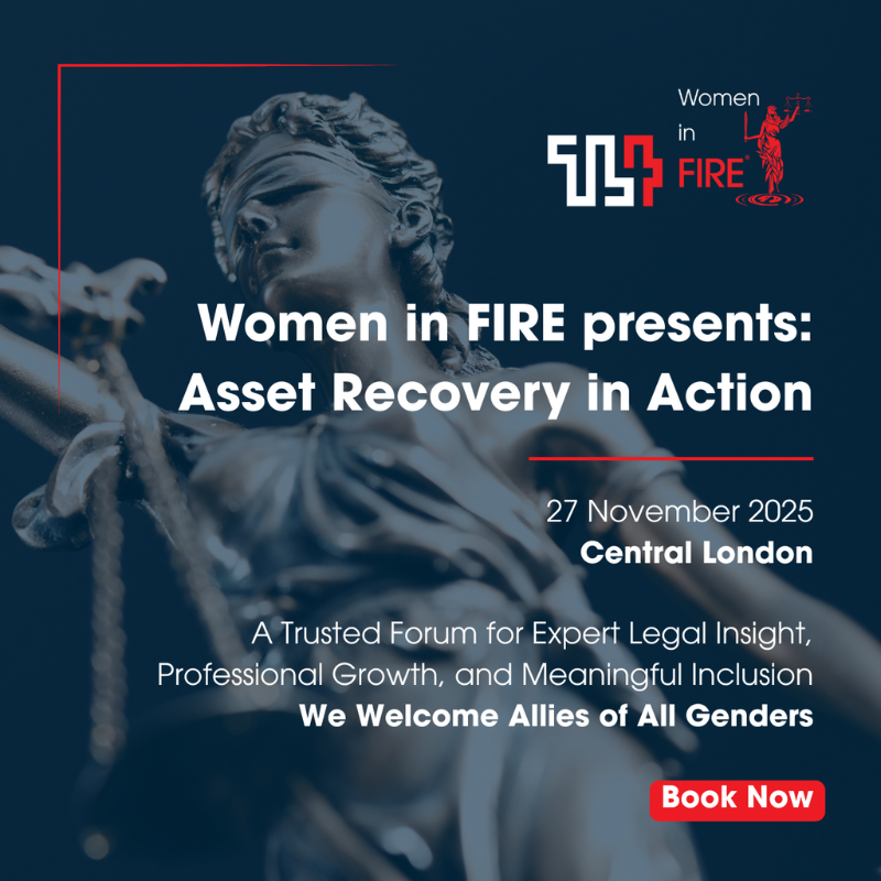 Dame Elizabeth Gloster will be participating in a panel session on “Career Motivations – Different Pathways” at TL4’s “Women in FIRE presents: Asset Recovery in Action” conference in London on 27 November 2025.

Use code WIFSPK25 for 10% off your booking: hubs.la/Q03tjgJr0